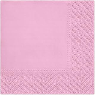 Colores sólidos - ROSA - paquete de 20 servilletas de papel