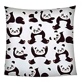 RLSRNC Panda Animal de Dessin animé Couverture Canapé Canapé Flanelle Douce Et Chaude pour Voyager Camping Chambre Literie pour Enfants Adultes Chambre à Coucher Bureau 130x150cm
