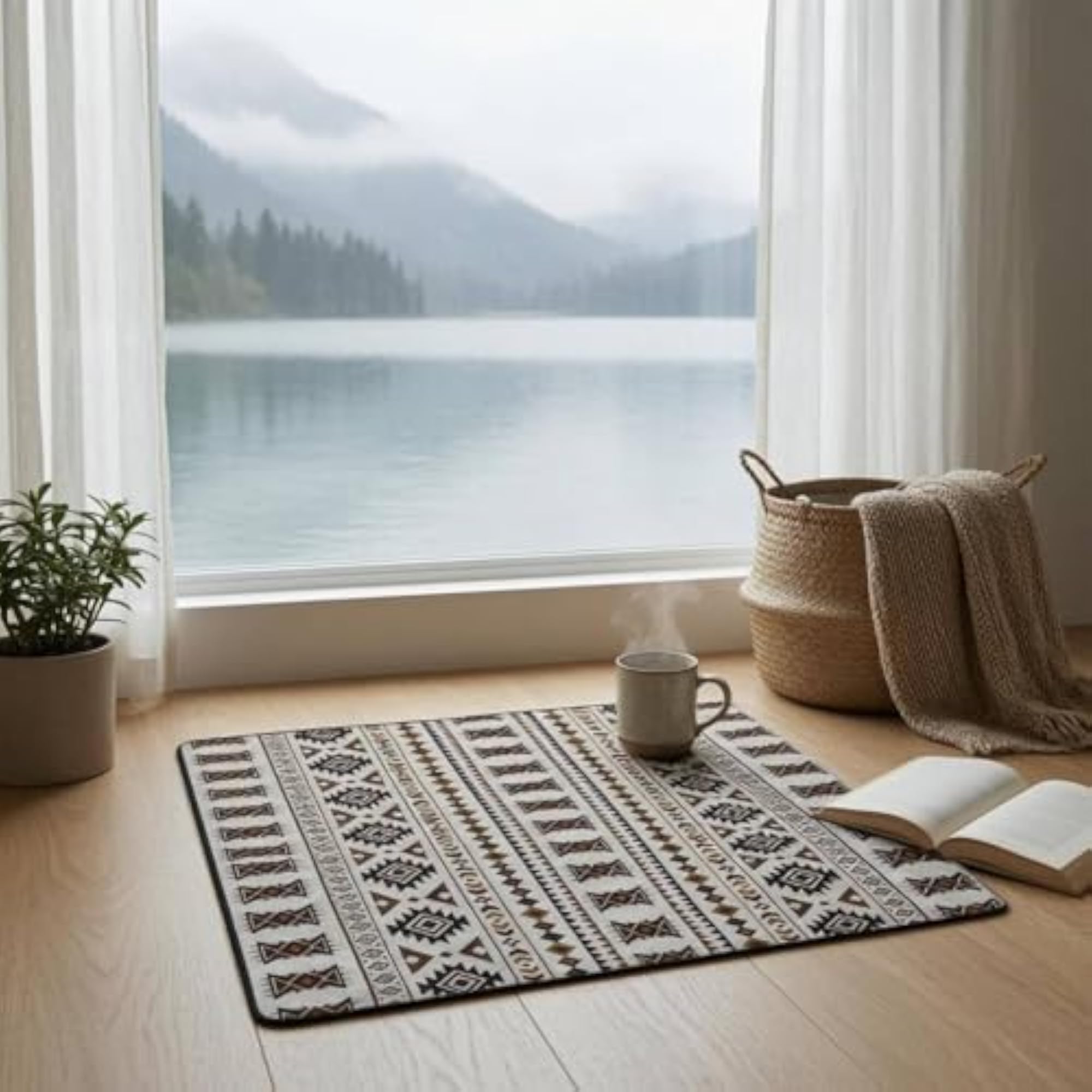 Seamless-Bonded Tent Mat Thickened Machine Washable Tent Pad