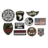 厳選 US アーミー ARMY 軍物 NEWアイロンワッペン 10枚セット