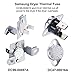 Jovitec Dryer Repair Kit Compatible with Samsung Dryer, Heater Element (DC47-00019A), Thermal Fuse (DC96-00887A and DC47-00016A), Thermostat (DC47-00018A) and Dryer Thermistor (DC32-00007A)