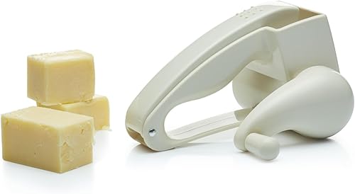 Rallador de queso giratorio de mano con 3 cuchillas intercambiables, rallador de queso manual para rallar queso duro nueces de chocolate