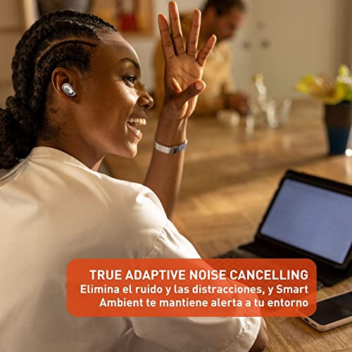 Jbl Live Free 2: 35 Hours Of Playtime, True Adaptive Noise Cancelling, Smart Ambient, And Beamforming Mics (Silver), Small #TOP4