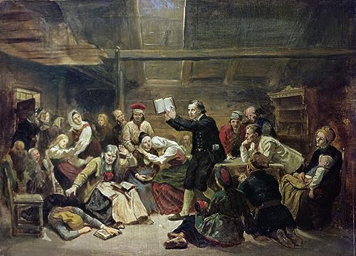 Tableau Adolph Tidemand, une affiche d'art élégante pour sublimer votre salon