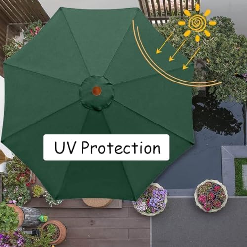 Toldo de repuesto para sombrilla que soluciona lona rota y protege de lluvia y sol 3