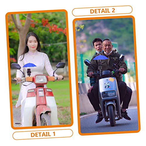 Healvian 10 Pçs Para Carro Acessório Para Bicicleta Guiador Guarda-Chuvas Arte Artesanal Suporte Peq