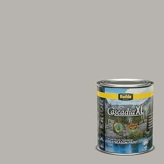 Rodda Paint CASCADIA XL Exterior Satin Paint & Primer in One, Quart, Shark Fin