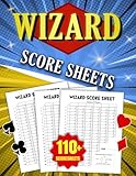 Wizard Score Sheets: Large Print Score Pads for Scorekeeping