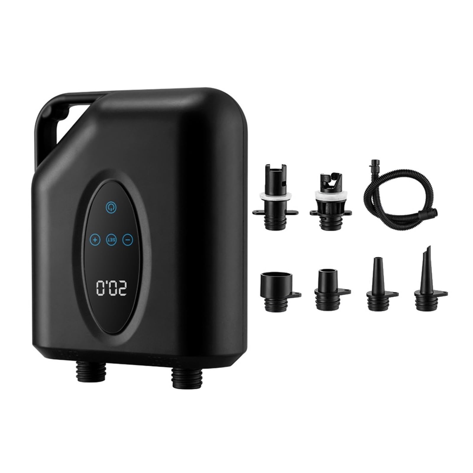 Pompa Elettrica Portatile For Paddle Board, Compressore D'aria Con 6 Ugelli For Gommoni, Piscina E Tavola Da Surf Gonfiaggio Rapido