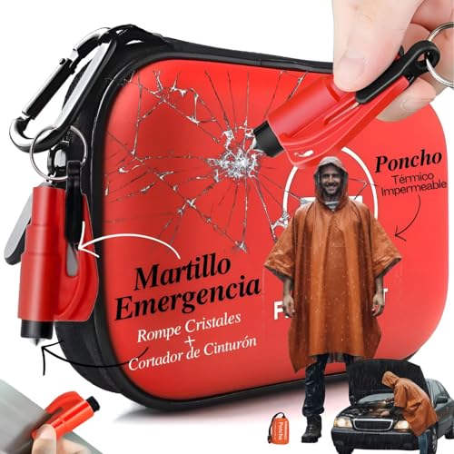 Rojo Coche Con Poncho Térmico Impermeable