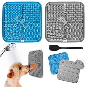ROELLY Schleckmatte, 2er-Set, Leckmatte für Hunde