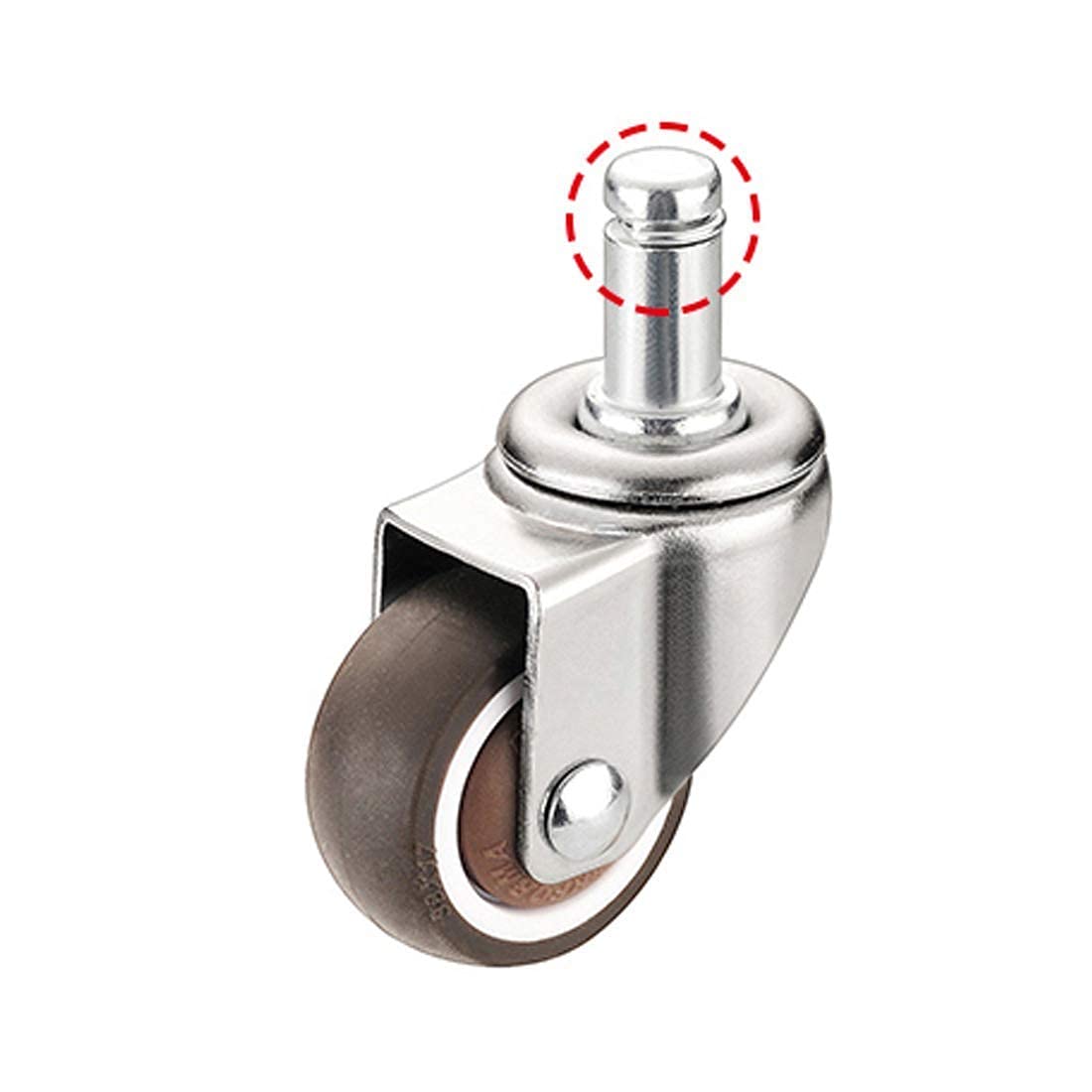 Ruedas giratorias 4X, Ruedas giratorias para Cuna de bebé, Ruedas giratorias de Goma TPE para Silla de Oficina, Ruedas giratorias de Repuesto para Muebles, Ruedas para c