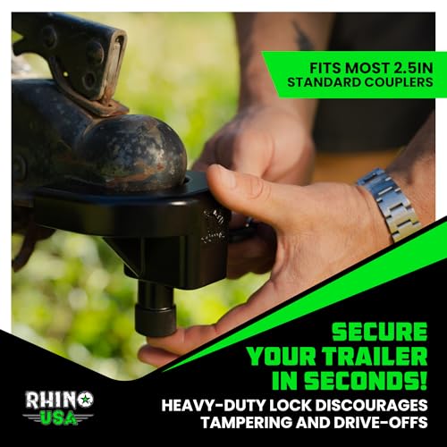 image for Rhino USA Trailer Hitch Lock Kit (for 2-5/16
