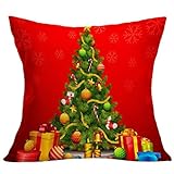 AIMTOPPY Christmas Sofa Bed Home Decor Pillow Case Cushion Cover