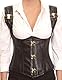3 BRUJAS Underbust Black Pirates