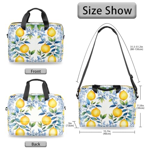 Bolso portátil Ethnic Lemon 16 pulgadas slim para oficina miniatura 5