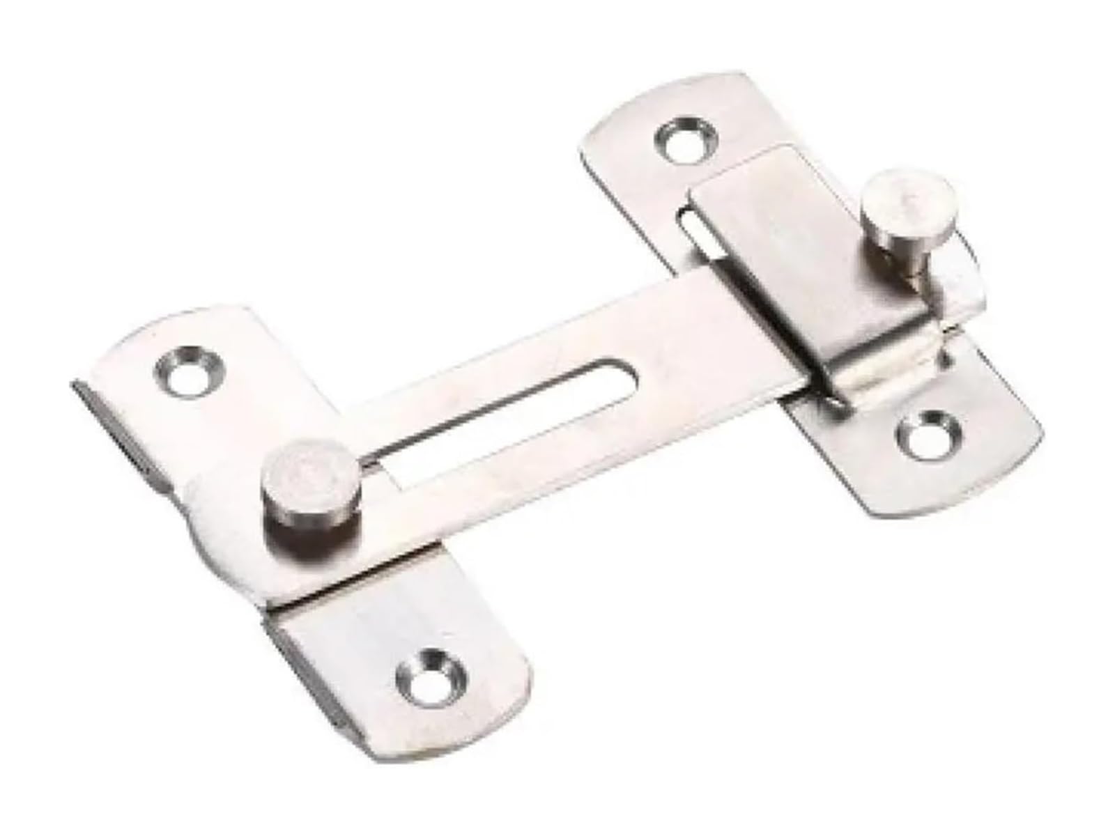 Hifrqvvc L Door Ock Bolt, Stainless Stee Sliding Door Hasp Atch Ock 90 Degree For Cabinet And Window(L)