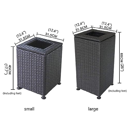 Cubo de basura de reciclaje resistente a la intemperie para patio 3