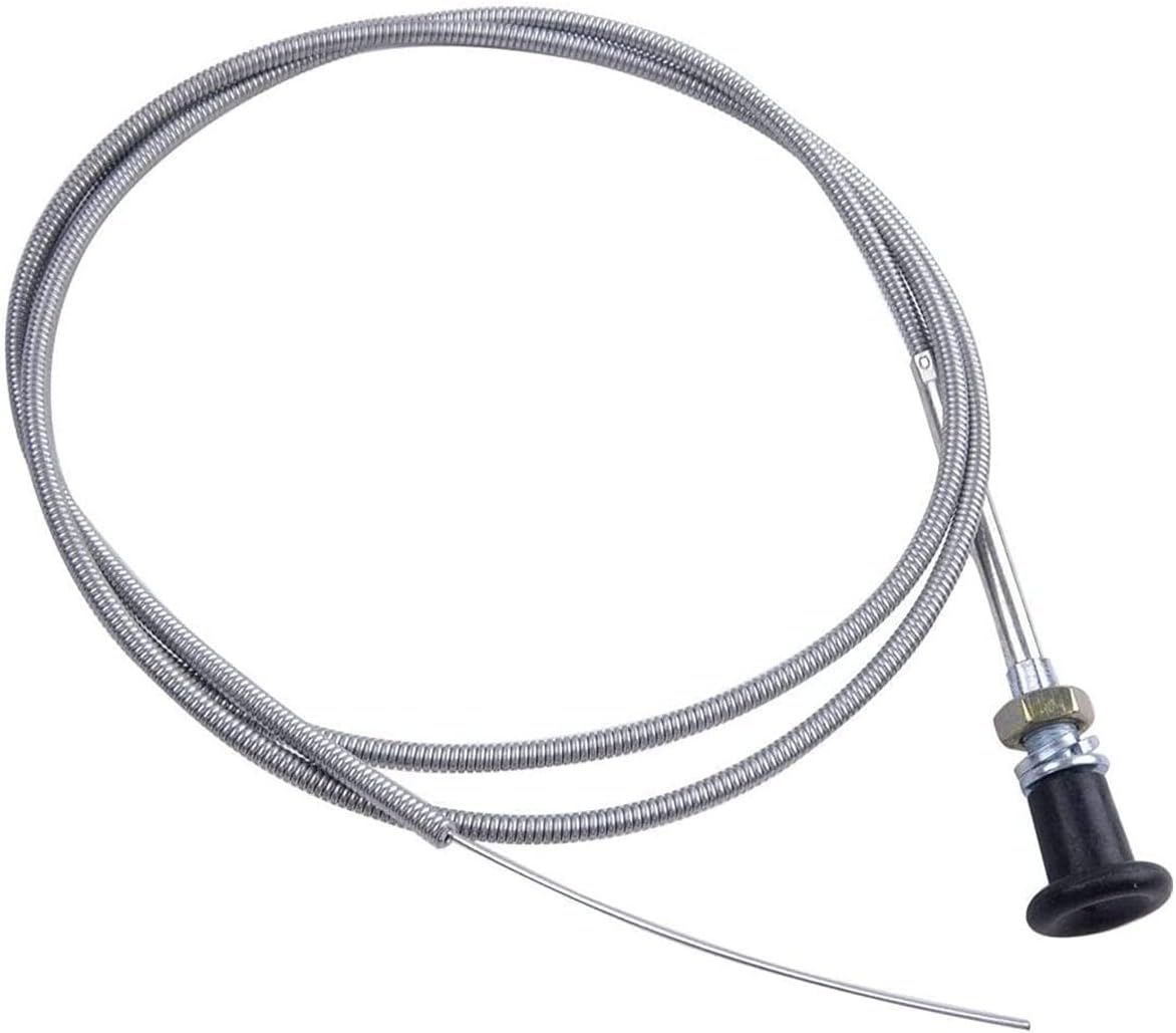 Choke Cable, 237 Rotary Universal Push Pull Control Cable, 63 inch Inner 60 inch Conduit (2-3/4 inch Travel) with Heavy Duty Outer Shealth