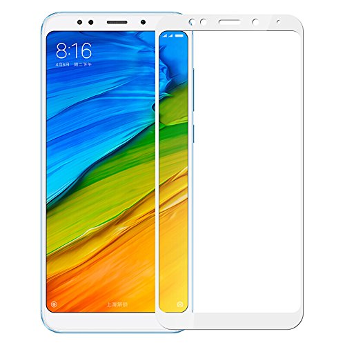 Smartrich-Film de protection d’écran anti-poussière et anti-traces de doigts pour téléphone mobile Xiaomi Redmi 5 Plus, dureté 9H 8*4cm blanc Cover