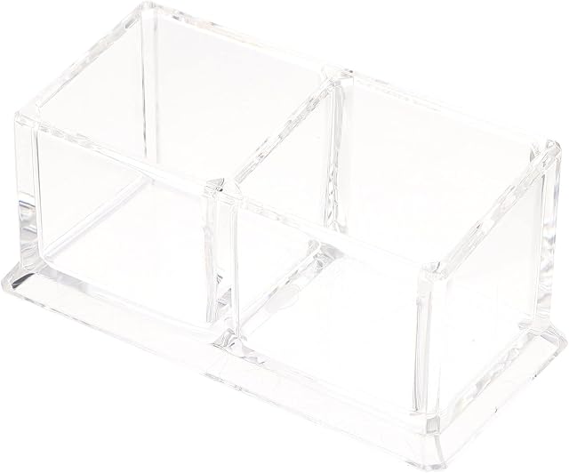 UPKOCH Acrylic Sugar Packet Holder Sugar Packet Storage Sweetener Holder Sugar Caddy Coffee Sugar Bag Case Guest Room Storage Boxes (Transparent)