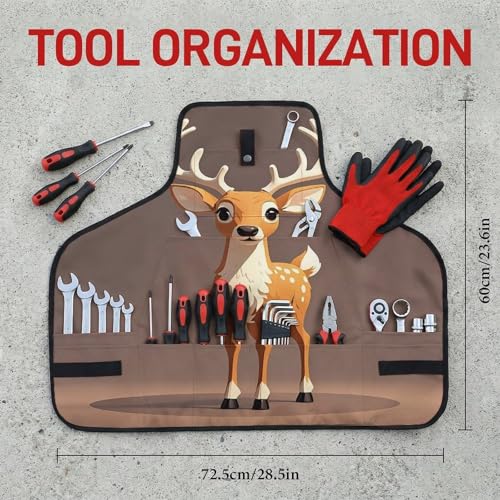 Delantal Deer para trabajo con hebilla de liberación rápida miniatura 2
