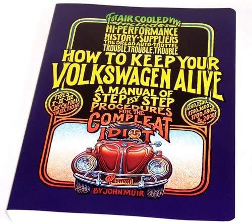 Idiot Manual, for Type 1 VW Beetles, Compatible with Dune Buggy