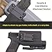 HolsterBuilder DCC Monoblock Metal Belt Clip – 2 Pack – IWB/OWB Holster Clip for Concealed Carry – Secure Tactical Attachment with Mounting Hardware – Made in USA