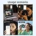 LICAEVEY Magnet Phone Fill Light, Double Sided Photography Fill Lamp for Selfie Live Streaming Dual Colors 2500 to 9000K 15W Wireless Charging