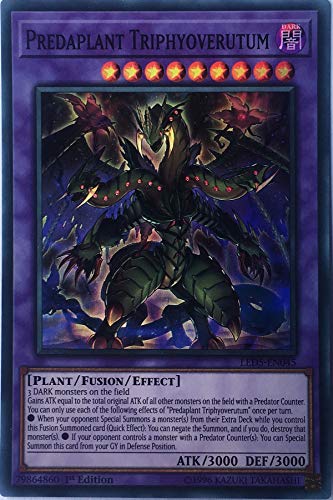 Yu-Gi-Oh! - Predaplant Triphyoverutum - LED5-EN045 - Super Rare - 1st Edition - Legendary Duelists: Immortal Destiny