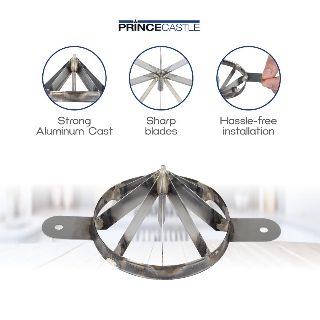 Prince Castle Replacement Blade Set for Citrus Saber & Wedge Witch, 8-Sections/Wedges, Lime & Lemon Cutter and Slicer, Vegetable & Fruit Slicer for Commercial Use, Restaurants, Home, and Bars
