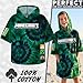 Minecraft Towelling Poncho Kids Teens Hooded Bath Towels Absorbent Beach Towel (Multi Tie Dye, 10-13 Years)