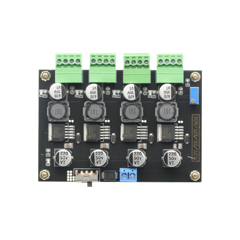 LM2596 Multi Channel Switching Power Supply 3.3V/5V/12V/ADJ Adjustable Voltage Output Power Supply Module4