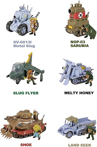 Miniatura 5 de HiPlay Kits de modelos de plástico Metal Slug X Sarubia, Mecha Anime Style Figuras de acción coleccionables (NOP-03 Sarubia)