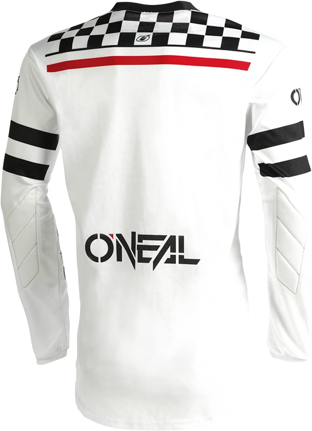 O'Neal mens V Neck Element Squadron Jersey, White/Black, Medium US : Automotive