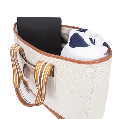 Brouk & Co The Capri Everyday Stripe Tote miniatura 5