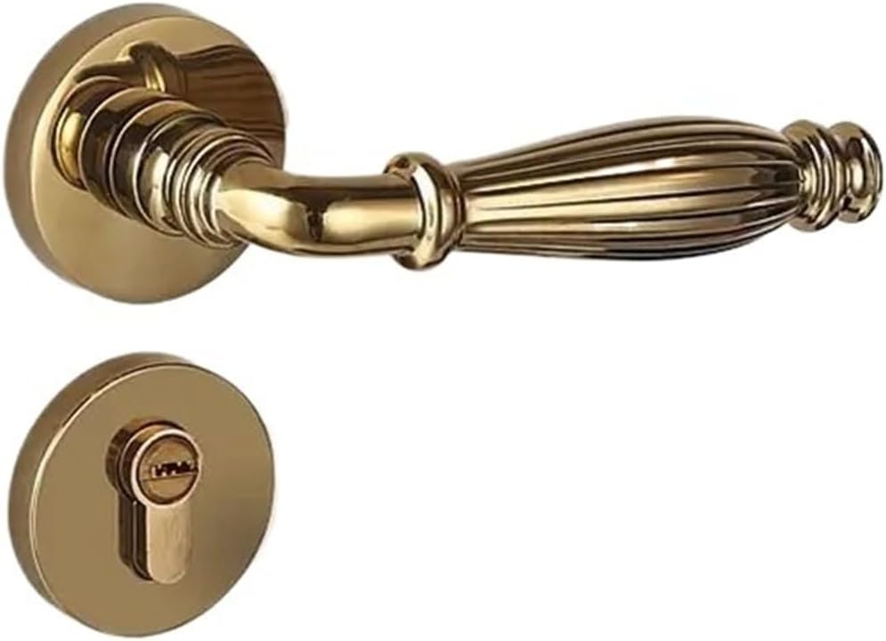 Door Lock for Indoor Silent RoomHandle 1Pcs(PVD)