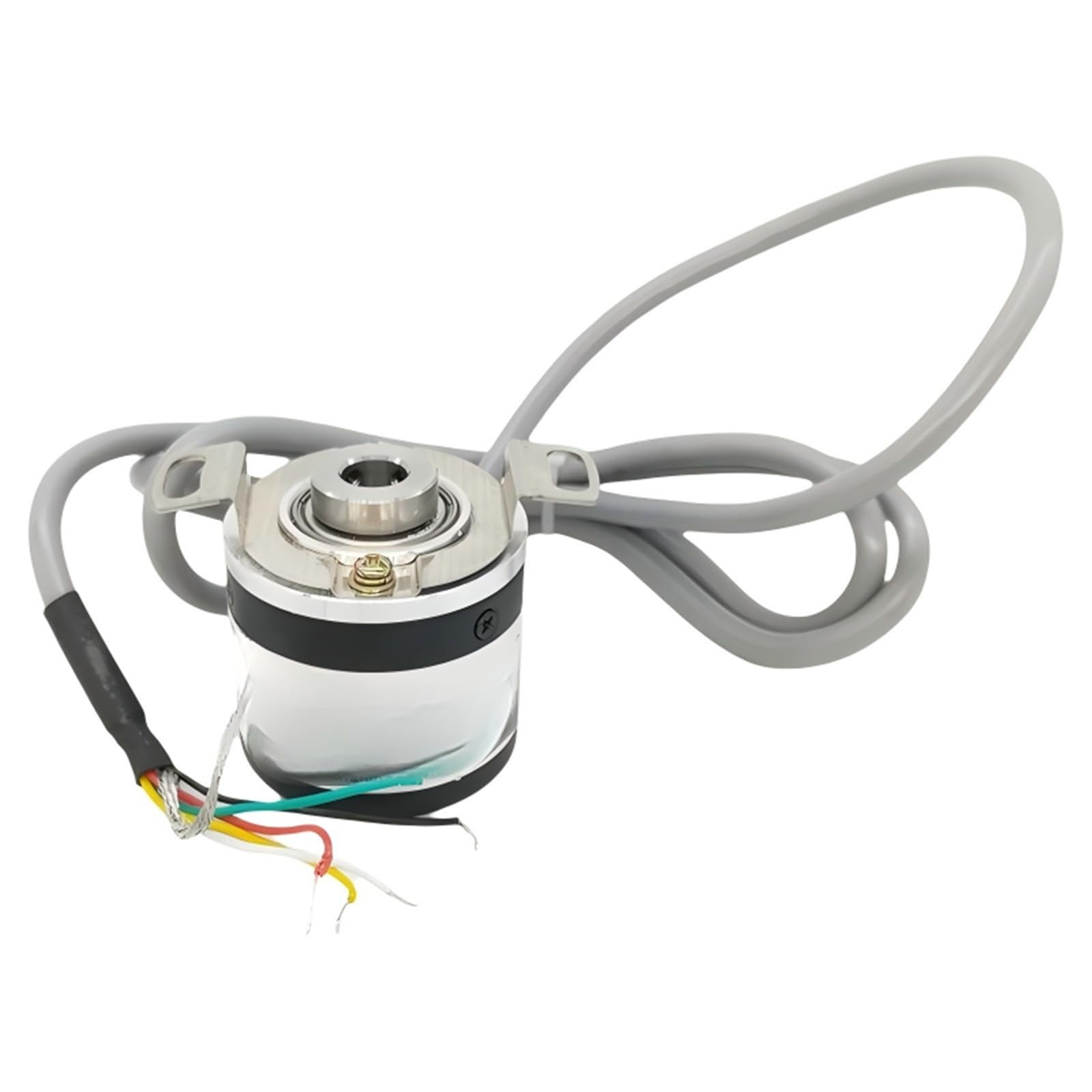Codeur incrémental arbre creux 5mm avec manchon type pince et circuit de tension 1000 PPR