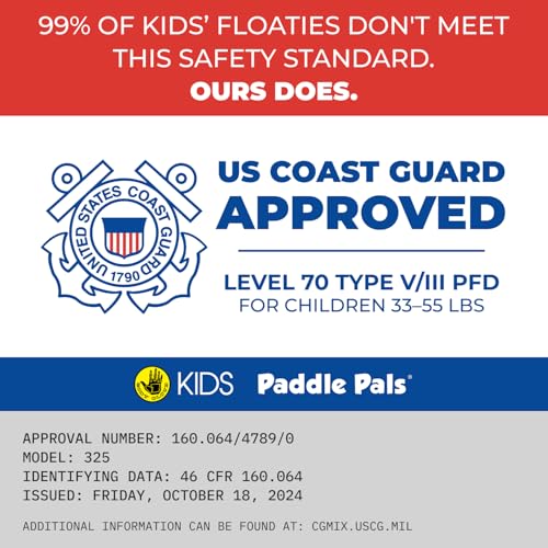 Image of Body Glove Paddle Pals Learn to Swim Coast Guard Approved Kids Life Jacket PFD