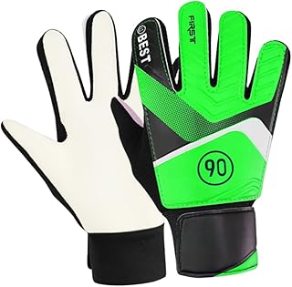 Veemoon 1 De Luvas Para Treinar Equipamento De Futebol Luvas De Látex Para Crianças Equipamento De Futebol Luvas De Futebol De Palma Para Crianças 8-12 Luva De Futebol Resistente Ao