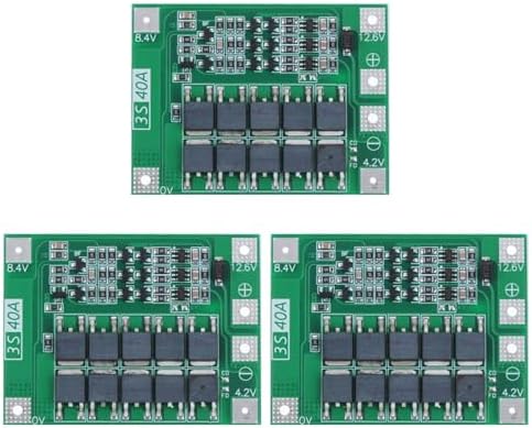 Gebildet 3 pièces 3S 11.1V 12V 12.6V 40A 18650 Chargeur PCB BMS C...