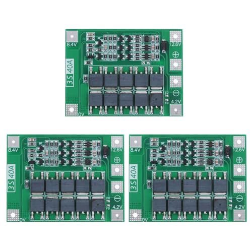 Gebildet 3P 3S 11.1V-12.6V 40A Li-ion BMS Charger PCB