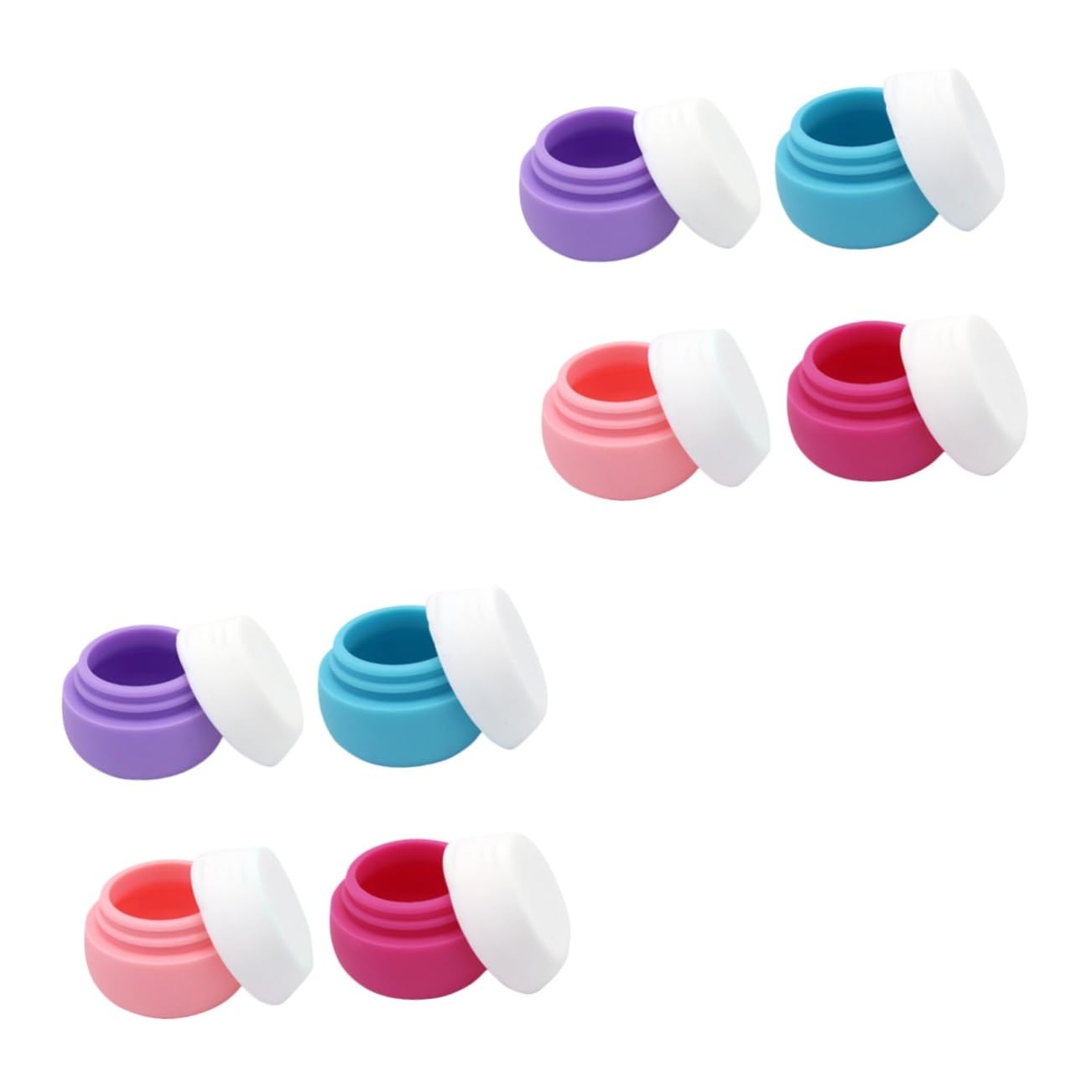 Didiseaon 8piezas Botellas De Almacenamiento De Crema Para Viaje Envases Rellenables Para Cosméticos Perfectos Para Lociones y Maquillaje y Duradero Para Viajes y Uso Diario