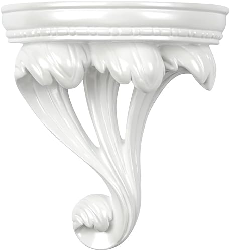 Angoily Estante flotante de pared de resina, tablero de almacenamiento montado en la pared para baño, cocina, sala de estar, elegante contenedor de