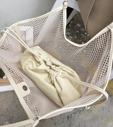 Bolso Hobo Grande de Malla para Mujer miniatura 3