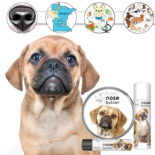 Image of The Blissful Dog Puggle Unscented Nose Butter - Dog Nose Butter, 0.15 Ounce