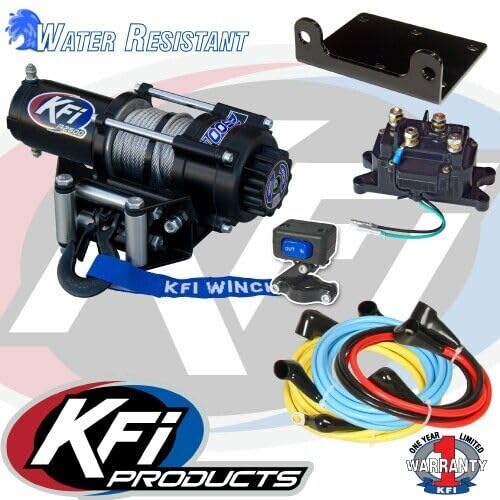 KFI A2500-R2 2500lb Winch y kit de montaje 101840 miniatura 4