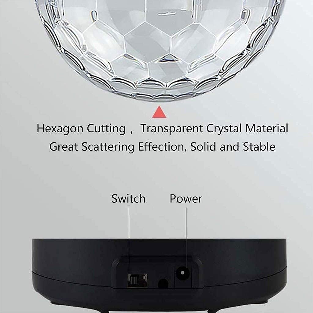 Party Dj Lighting Disco Ball Stage Light with Remote Control for Car Room Dance Parties Birth DJ Bar Club Pub Spotlight