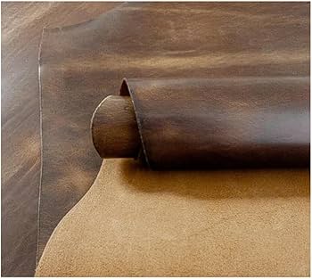 MEISTER SHEET【LEATHER】【箔】BROWN Genuine Leather Tooling Sheets 1.8-2.0MM Thick Genuine Top