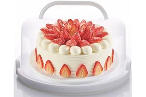 10-Inch Cake Carrier with Lids and Handles